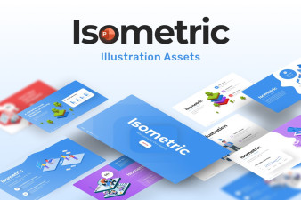 Isometric Illustration PowerPoint Template